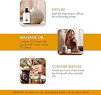 Vista 93 de Aceite Esencial Majestic Pure con cuentagotas de vidrio - 100% puro y natural - Aceites esenciales para difusor, aromaterapia, fabricación de jabón