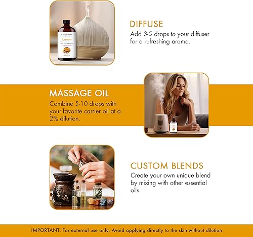 Miniatura 93 de Aceite Esencial Majestic Pure con cuentagotas de vidrio - 100% puro y natural - Aceites esenciales para difusor, aromaterapia, fabricación de jabón