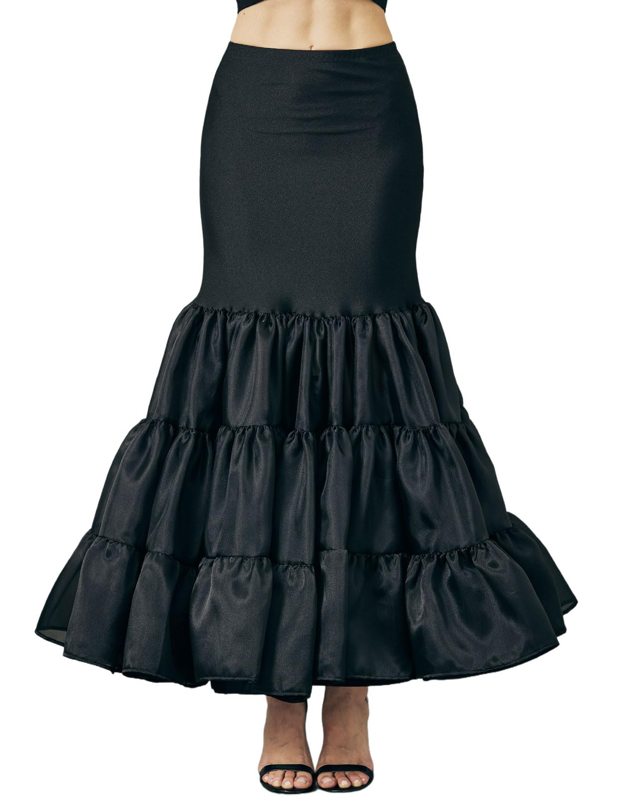 Zeemeermin Petticoats Een Hoepel Lange Vrouwen Rok