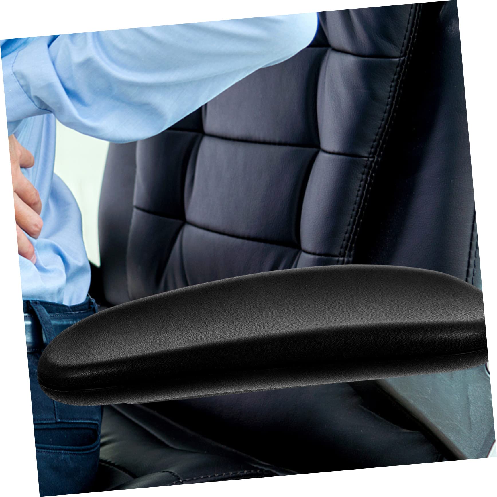 Angoily Cuscino Bracciolo Sedia Ufficio in Pu Ergonomica per Anziani e Donne in Gravidanza