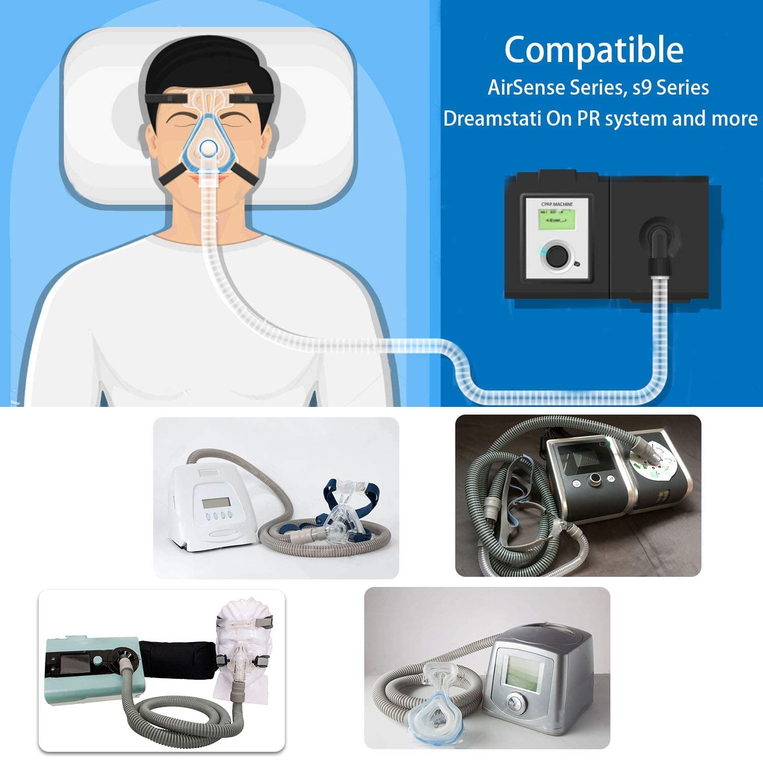 Buy Longevity Turtle CPAP Hose Premium Universal 6 ft and 22mm CPAP