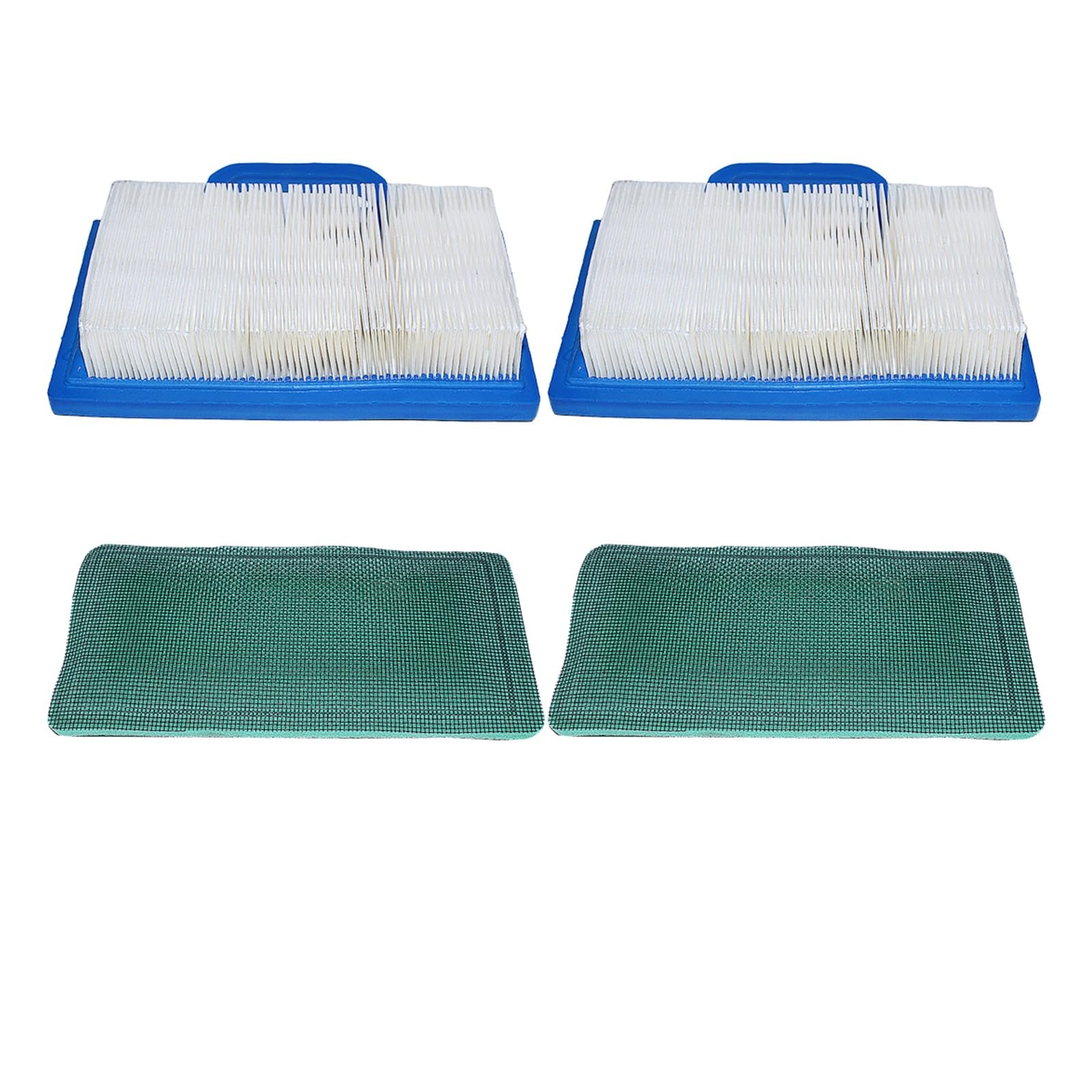 1 Juego de filtros de aire compatibles con Briggs y Stratton 4202 499486 499486S Prefiltro 273638 18HP 26HP V-Twin Engine Lawn Mower Parts