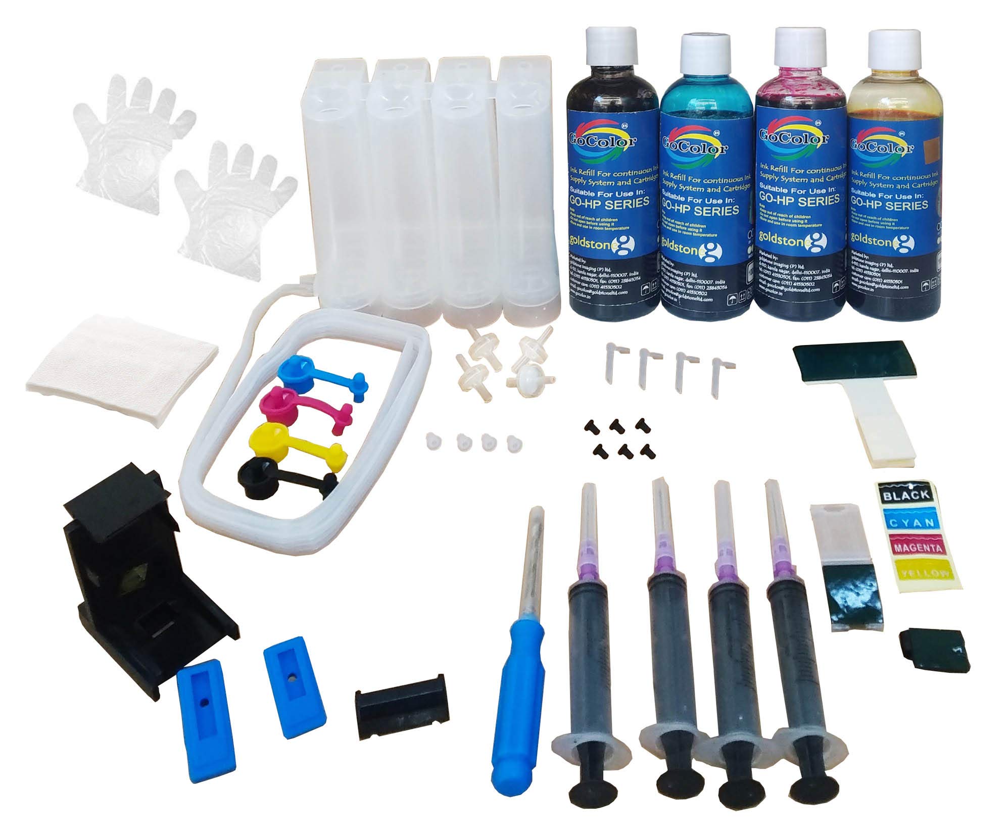 See full amazon price history chart for GoColor CISS for GOHP Printer KIT (100 ml X 4 Color Bottle with CISS & Complete Accessories) GoColor CISS for GOHP Printer KIT (100 ml X 4 Color Bottle with CISS & Complete Accessories) (B0769ZBF3V) Amazon Price History, Amazon Price Tracker