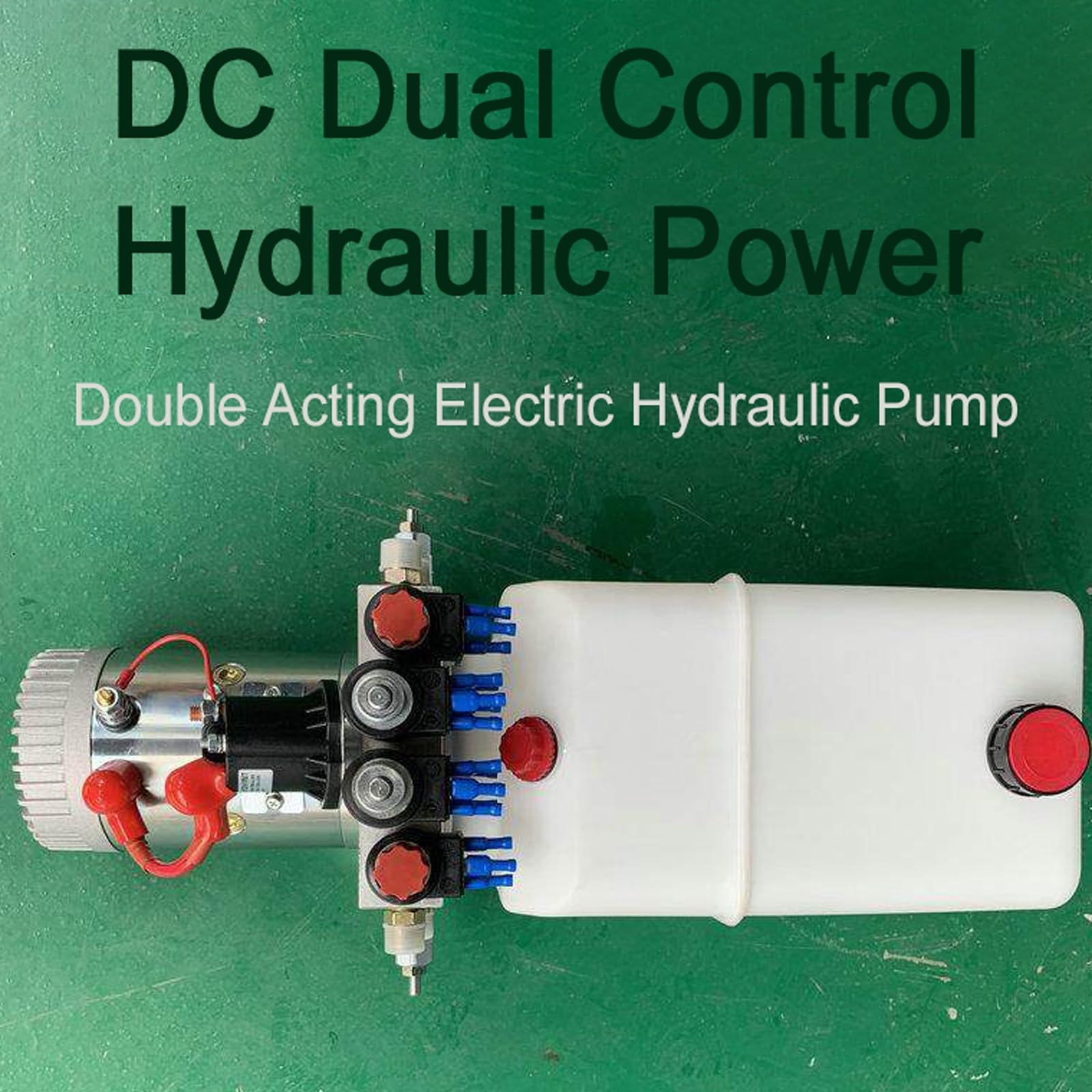 Zasilacz hydrauliczny z pompą elektromagnetyczną DC dwustronnego działania i pilotem zdalnego sterowania do podnoszenia samochodów i zastosowań wielofunkcyjnych