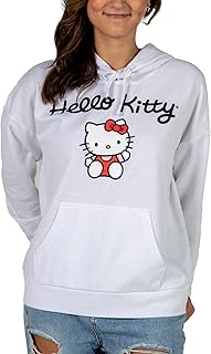 Sanrio Hello Kitty Juniors - Sudadera con capucha para cosplay, color blanco