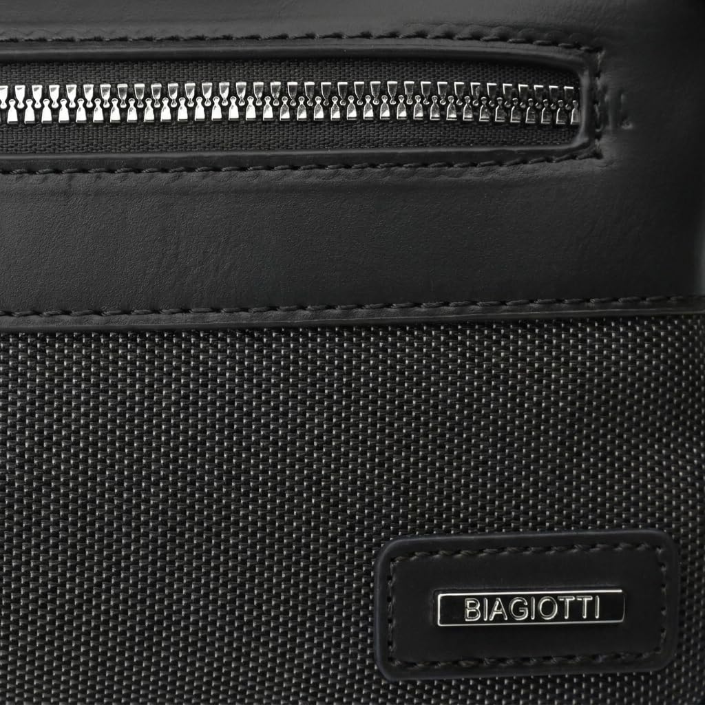 Biagiotti Uomo Pochette a Mano, Beauty Case Uomo Donna Multiuso da Viaggio, in PU con Maniglia, Trousse Morbida