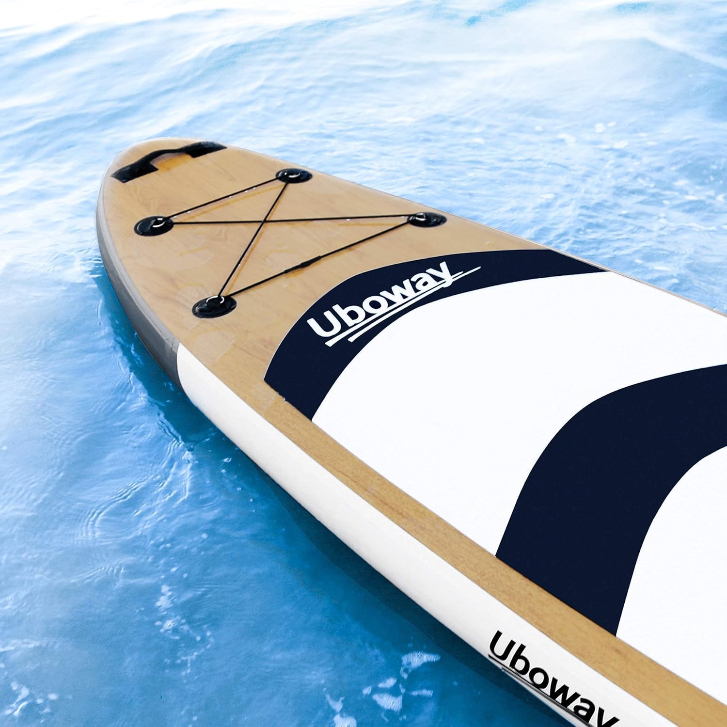 Signstek Inflatable Stand Up Paddle Boards : Sup con la Mochila de Paleta Ajustable Bomba de la Correa de Fin Adultos jóvenes Standup Paddleboard（En Blanco y Negro）