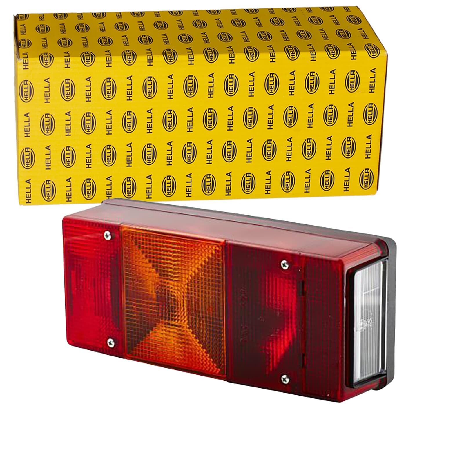 HELLA 2SE 007 547-011 Rearlight - Bulb - 12V - mounting - Lens Colour: Red - Plug: Blade Terminal - left - Quantity: 1