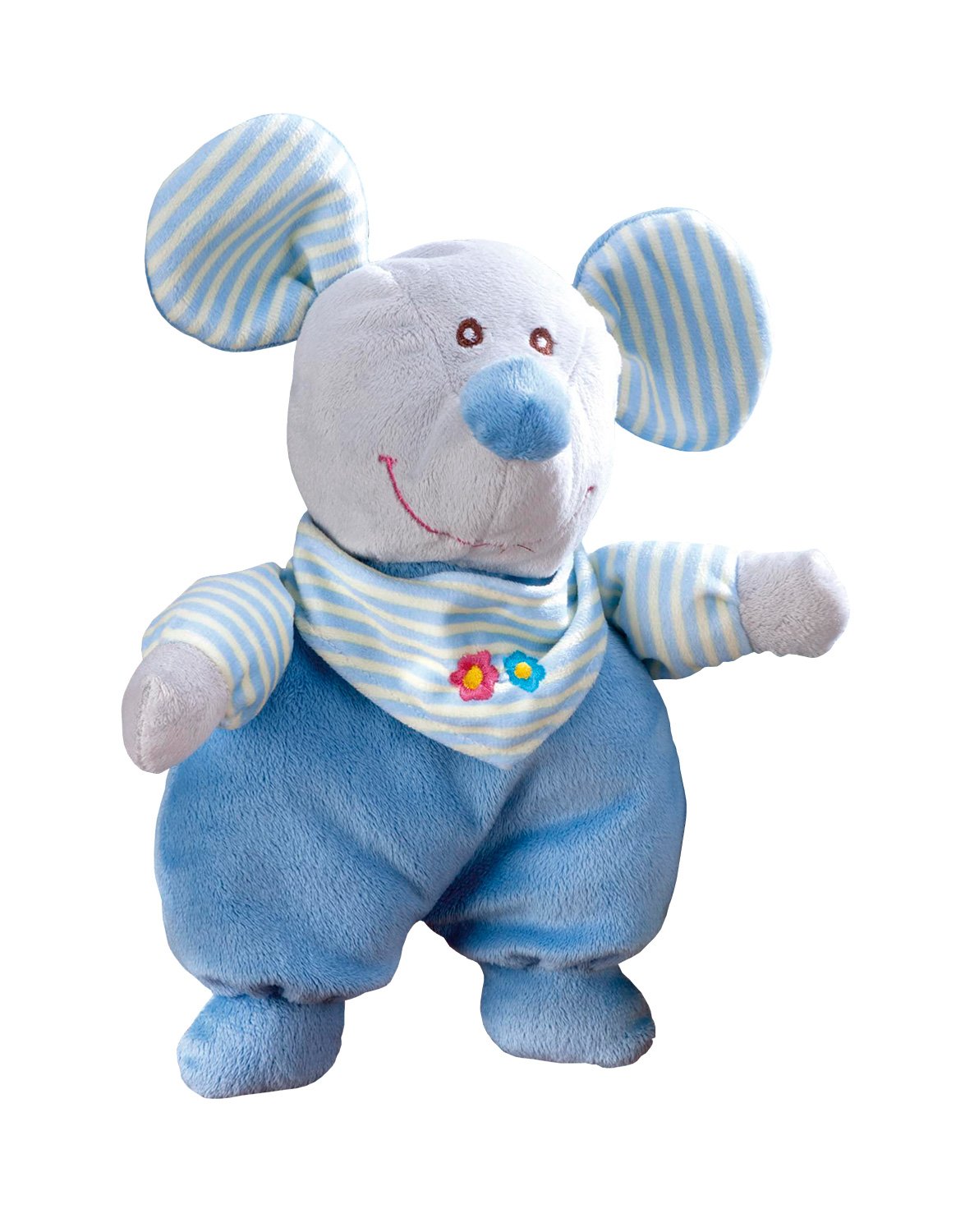 Glorex 0 4633-1 Cuddly Toy for Stuffing Your Own Mouse Minky Approx. 26 cm Made Plush Stitched Only Must Be Filled with Birth Certificate