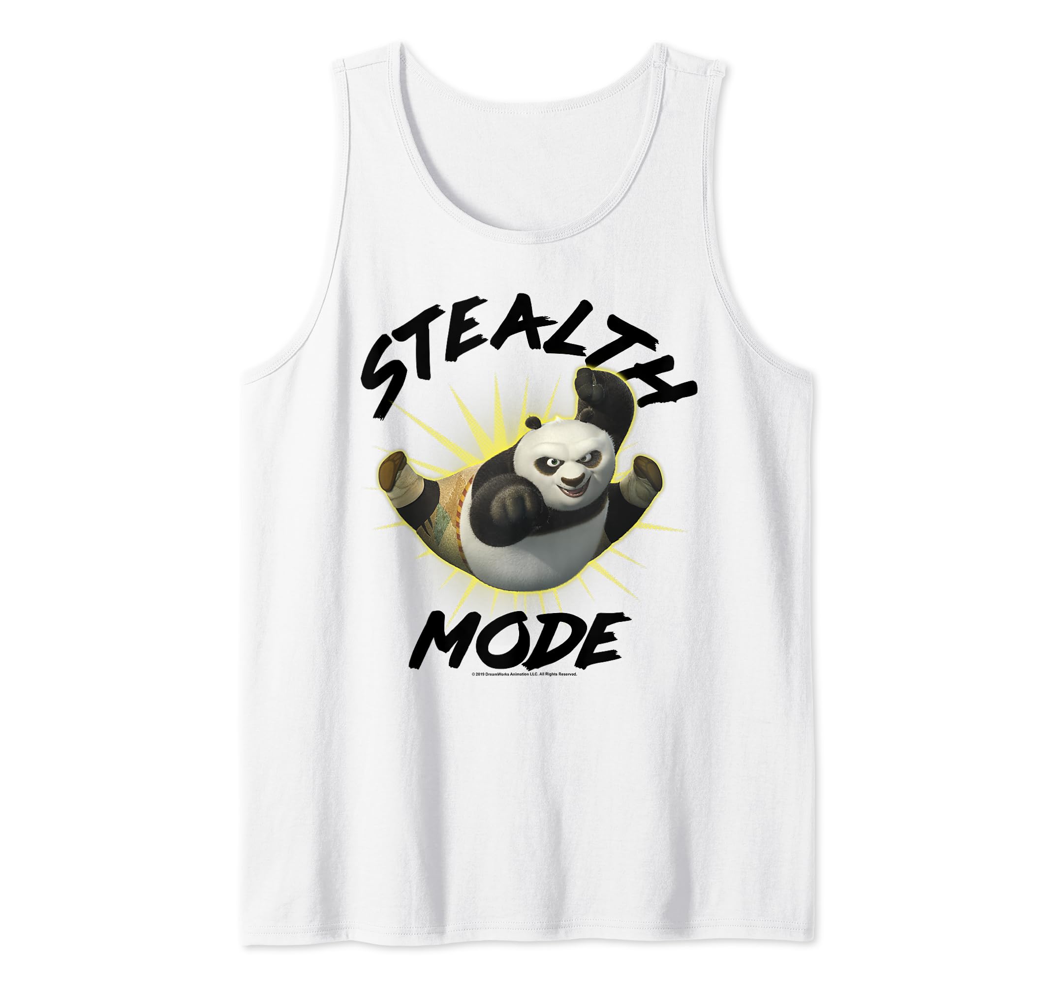 Kung Fu Panda Stealth Mode Po Portrait Tank Top