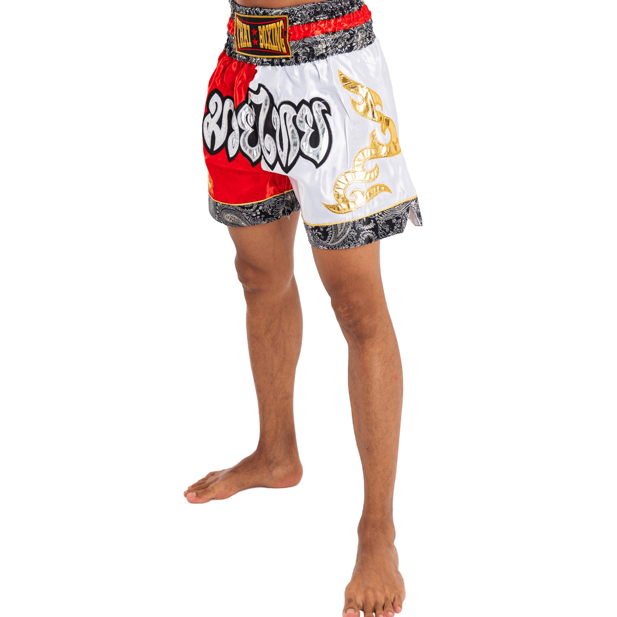 Short de boxe Muay Thai pour homme et femme Coupe ajustée MMA Boxe Entraînement Kickboxing Vêtements d'arts martiaux