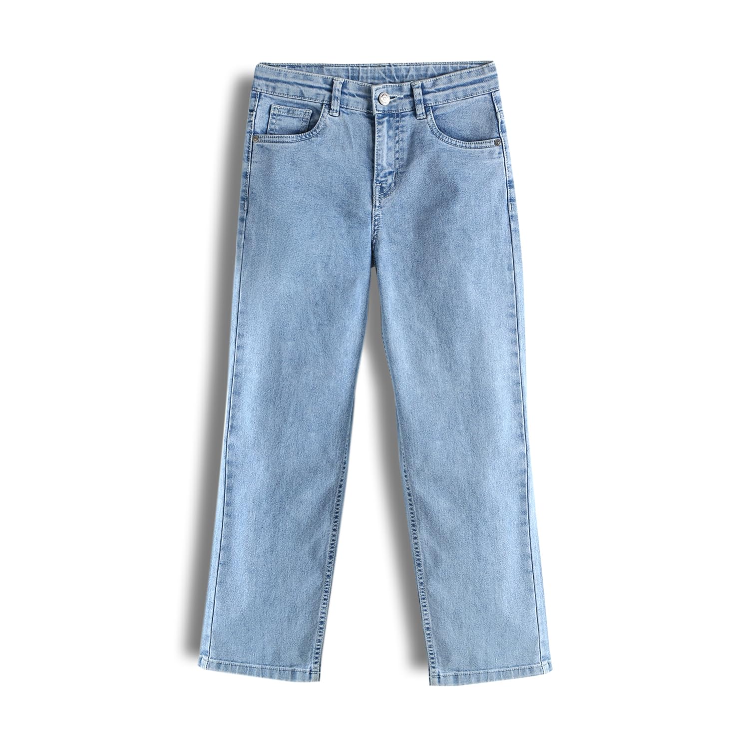 Urbano Juniors Boys Loose Baggy Denim Jeans Ice Blue - Image 1