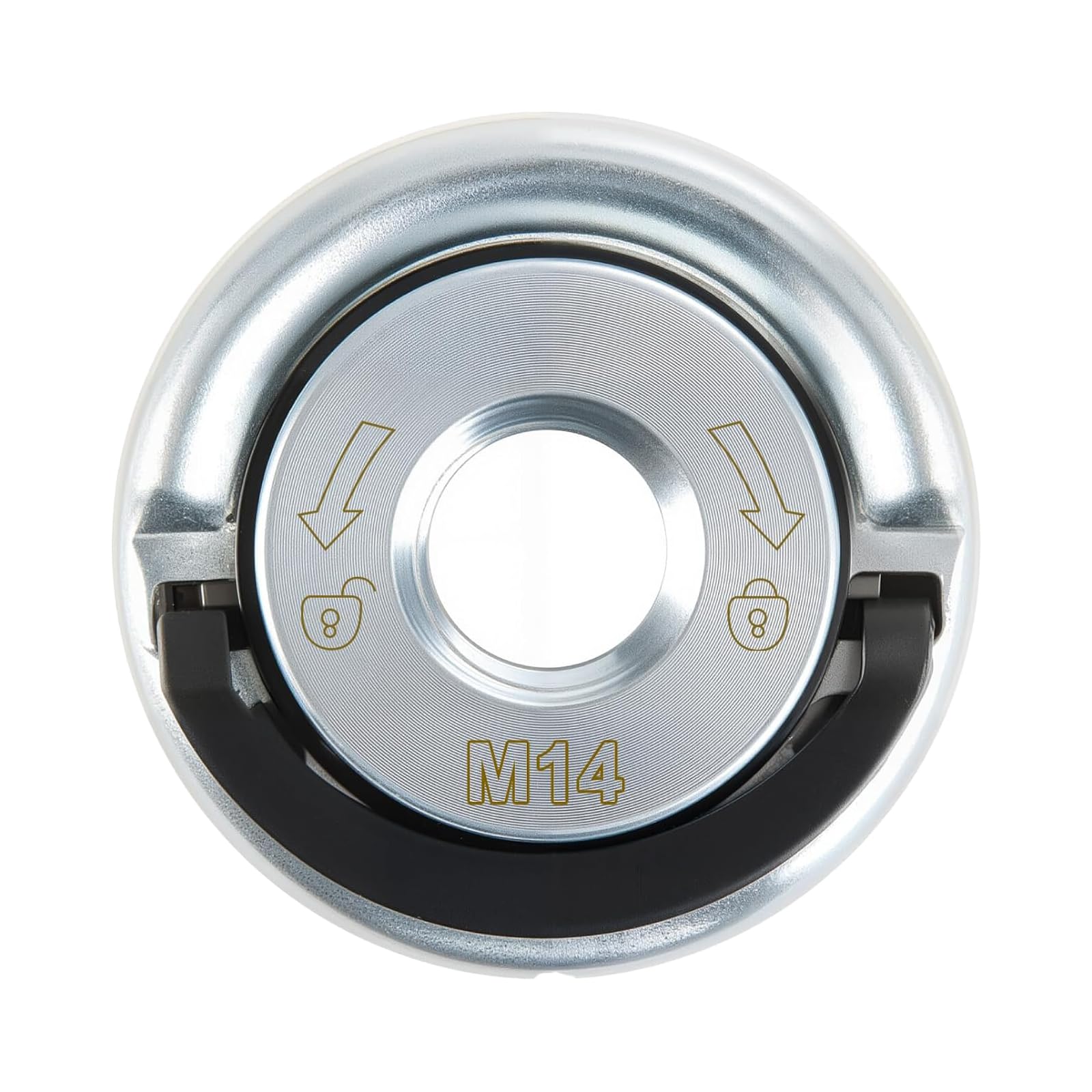 Angle Grinder Quick Release Nut – 2PCS M14 Heavy Duty Self-Locking Flange Nut – Tool-Free Clamping System for Most Angle Grinders – Professional Grade Steel Replacement Parts