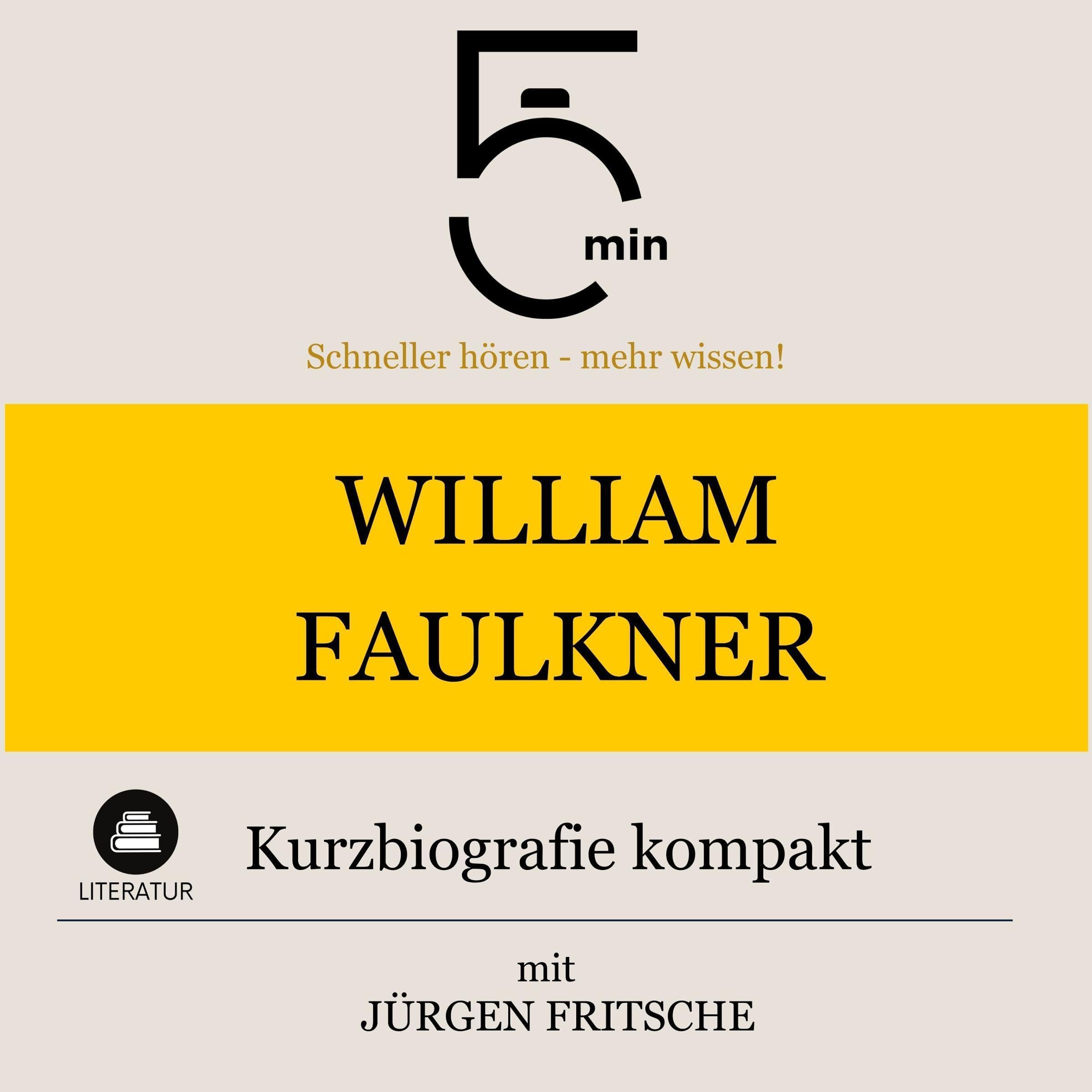 Cover art for William Faulkner - Kurzbiografie kompakt