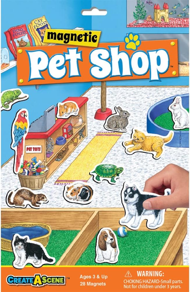 Create-A-Scene Magnetic Playset - Pet Shop