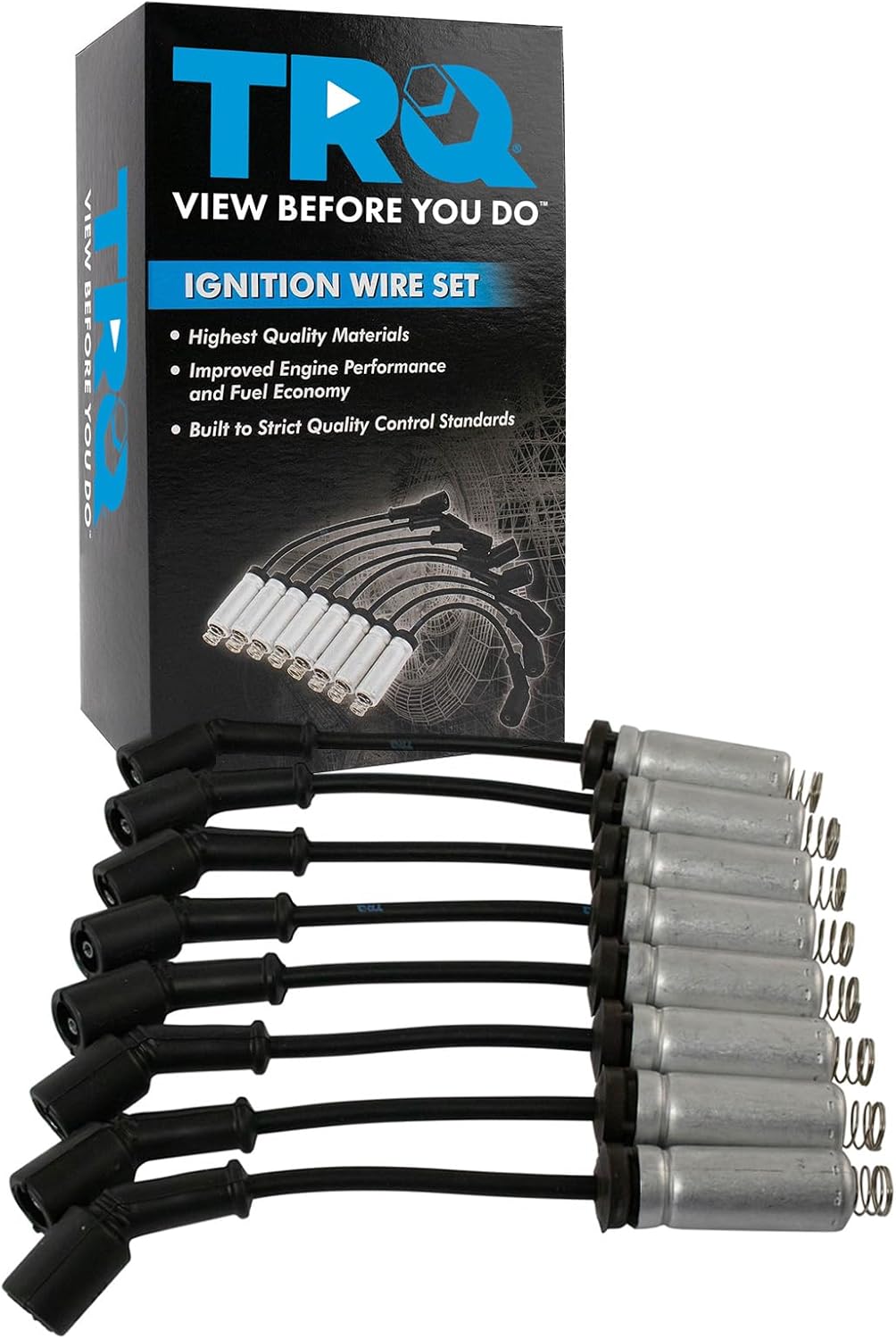 TRQ Ignition Spark Plug Wire Kit Set for GM Pickup Truck SUV V8 New
