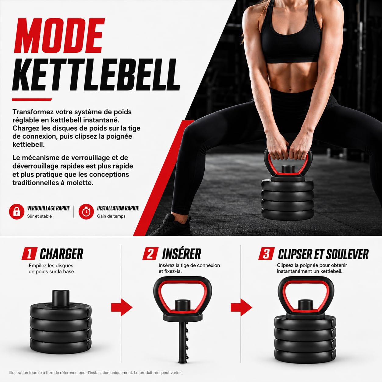 Verstellbares Hantelset mit Langhantel Funktion, Kurzhantel Set für Home Gym Krafttraining, Fitness Hanteln für Damen und Herren