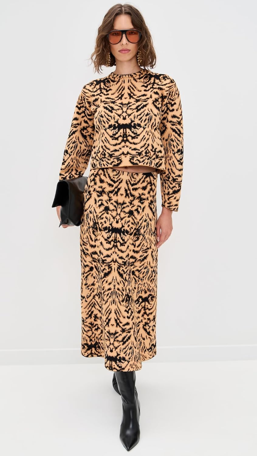 Ulla Johnson Women's Lani Jacquard Knit Skirt - Image 5