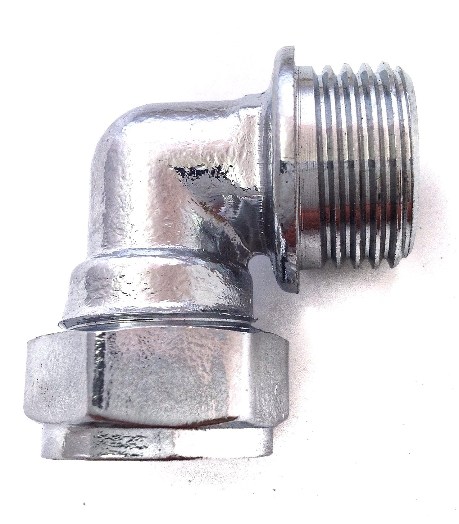 15mm x 1/2" Male Chrome Elbows - Bag of 2