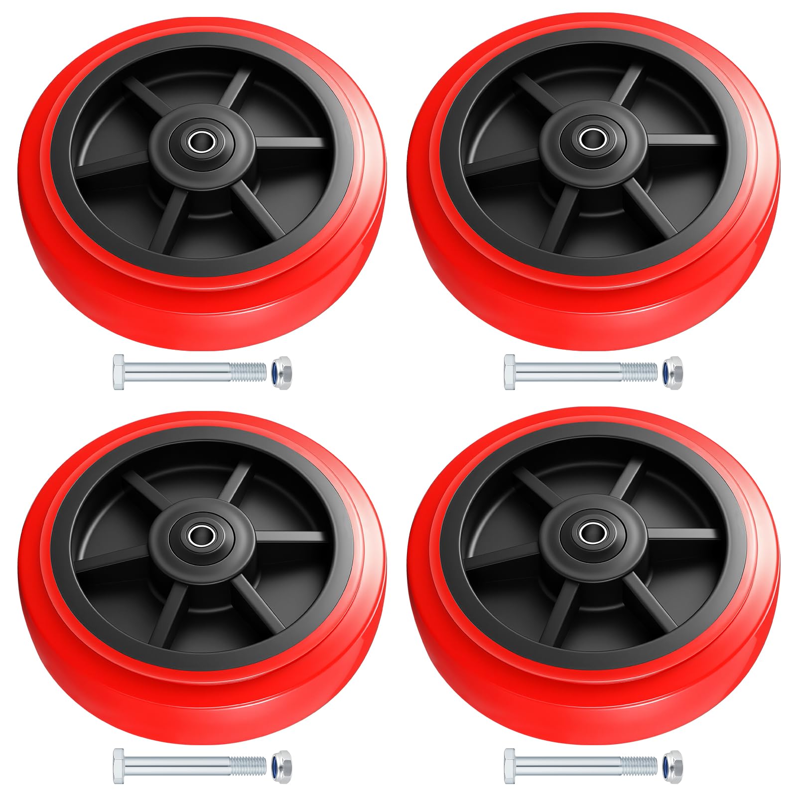 5 Inch Wheels,Heavy Duty Replacement Wheels,Casters Set of 4 Load 3200 Lbs — Amazon image 8