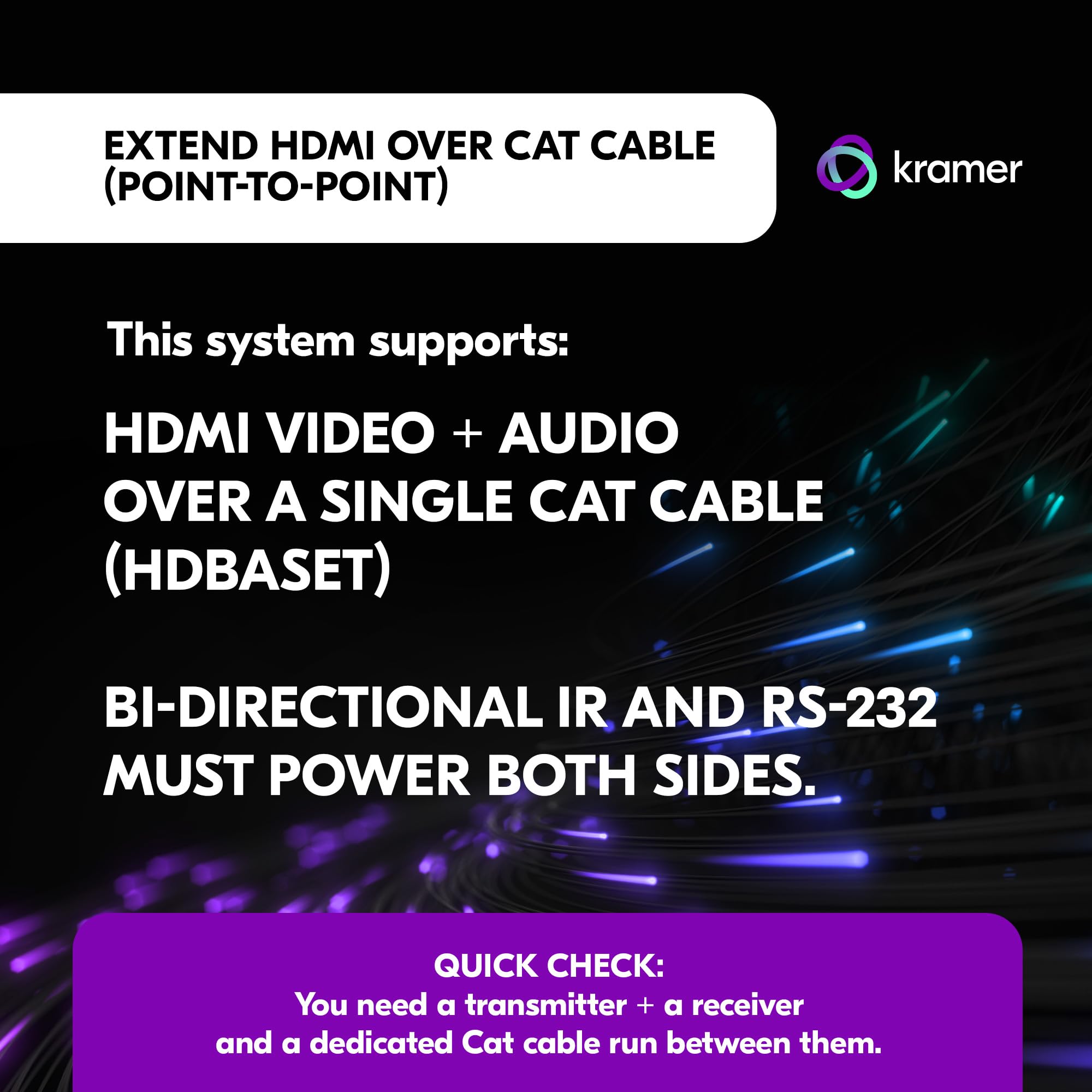 Amazon | HDMI, BIDIRECTIONAL RS 232 IR OVER HDBASET TWISTED PAIR