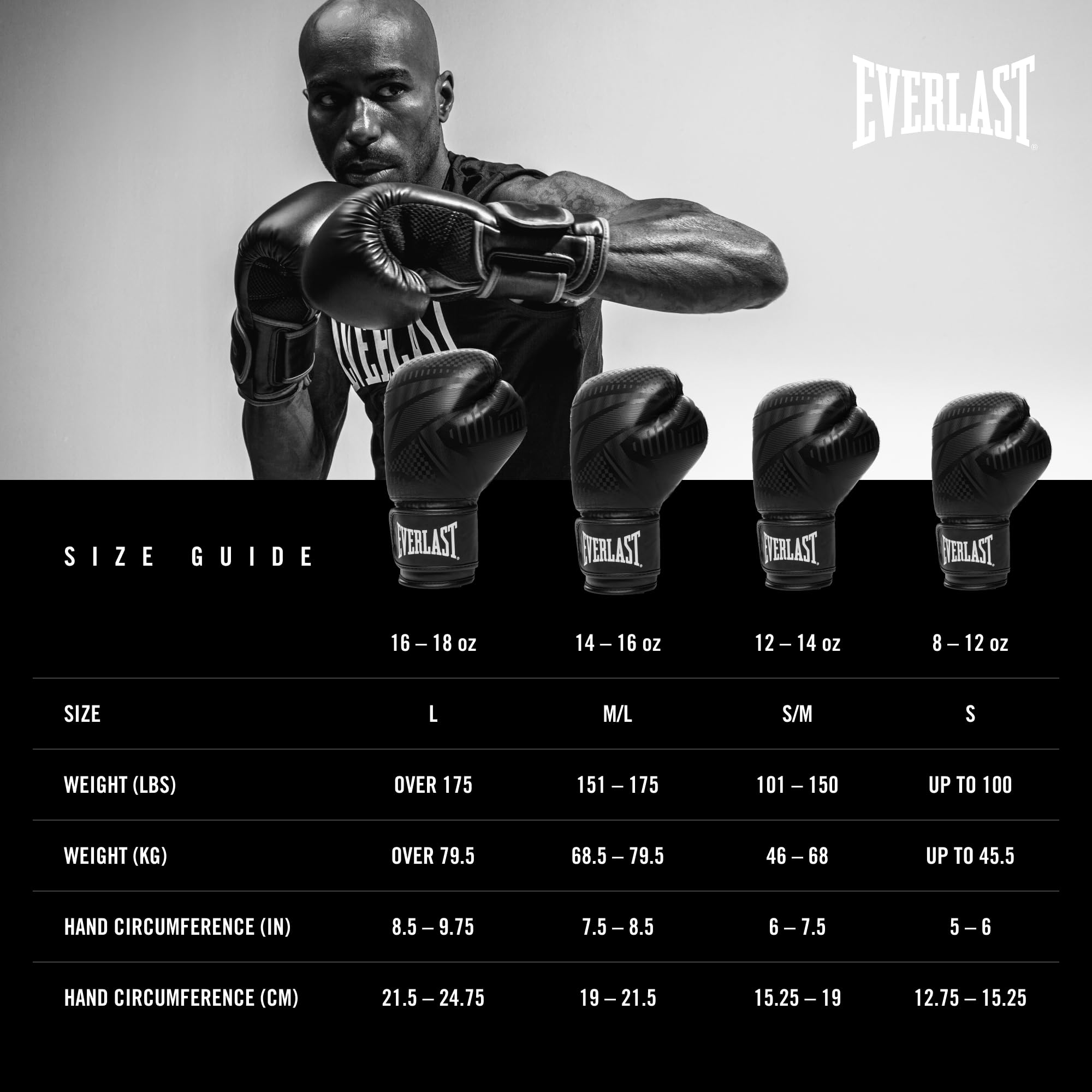 Amazon.co.jp: Everlast P00002405 Spark Training Glove Black