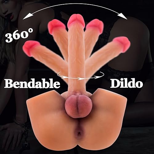 Miniatura 2 de Consolador sexual masculino realista para hombres sexuales anales, muñecas sexuales de testículos con polla masiva. Juguete sexual unisex para