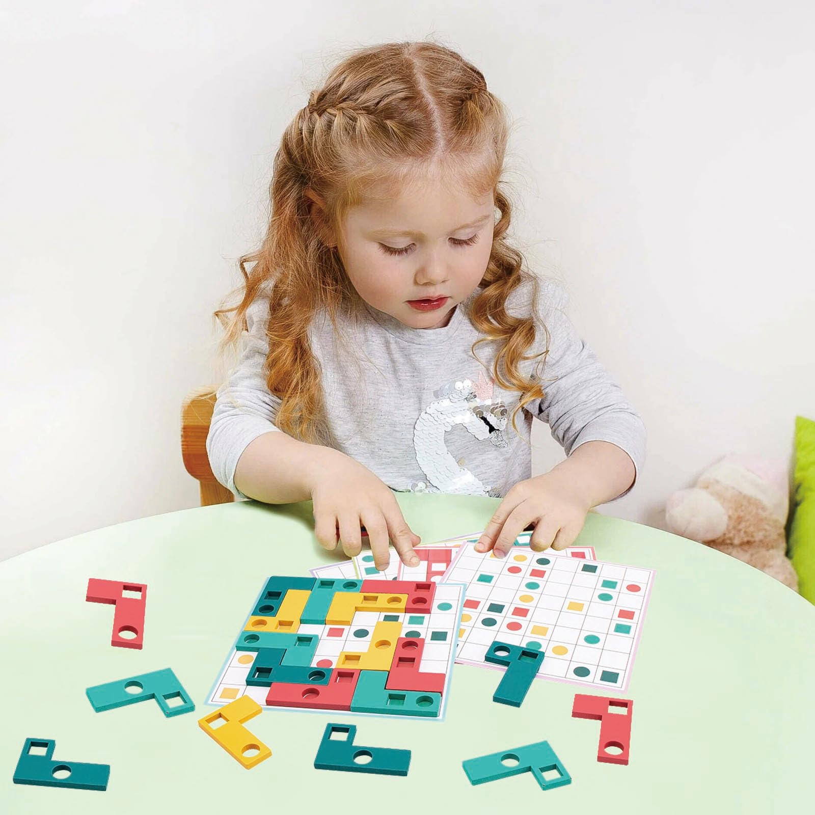 Dr. MUYA Montessori Toy for 3 4 5 Years, Toddler Toys, Wooden Toys, Educational Toys for 3 Year Olds, Puzzles for 4 Year Olds, Toys for 3 Year Old Girls, Gift for Boys Aged 3-5 Years - Image 2