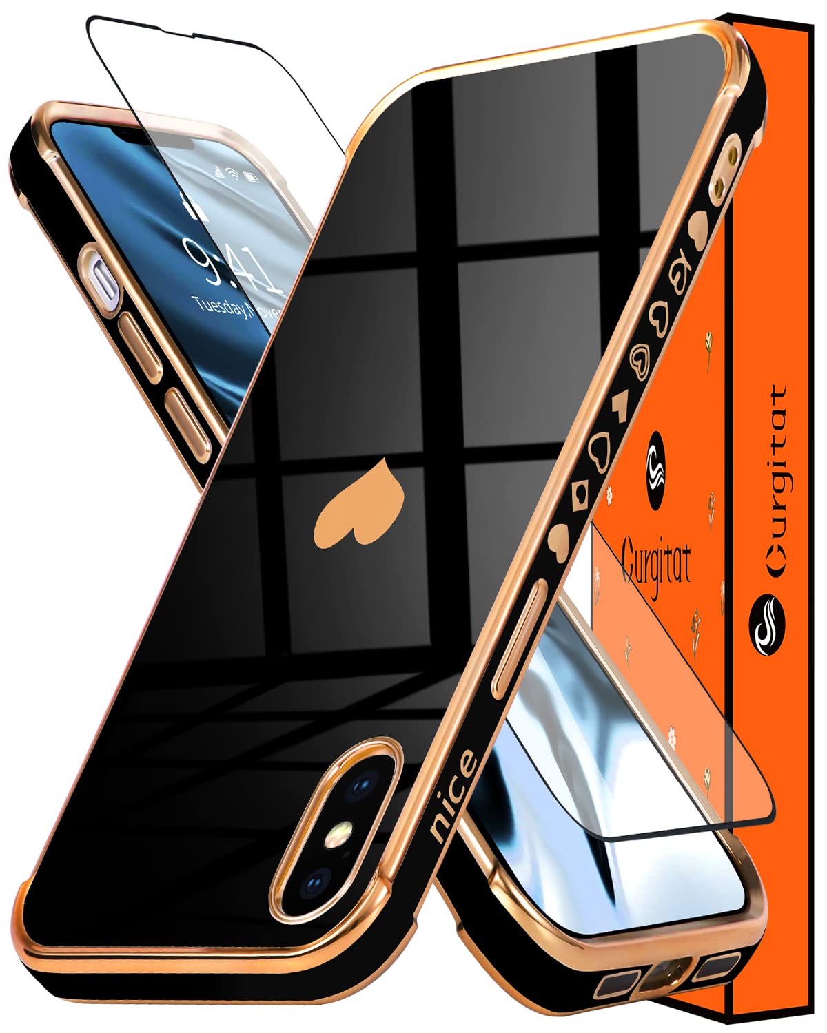 2in1 Heart Case For Iphone X 8inch Aesthetic Cute Desertcart INDIA