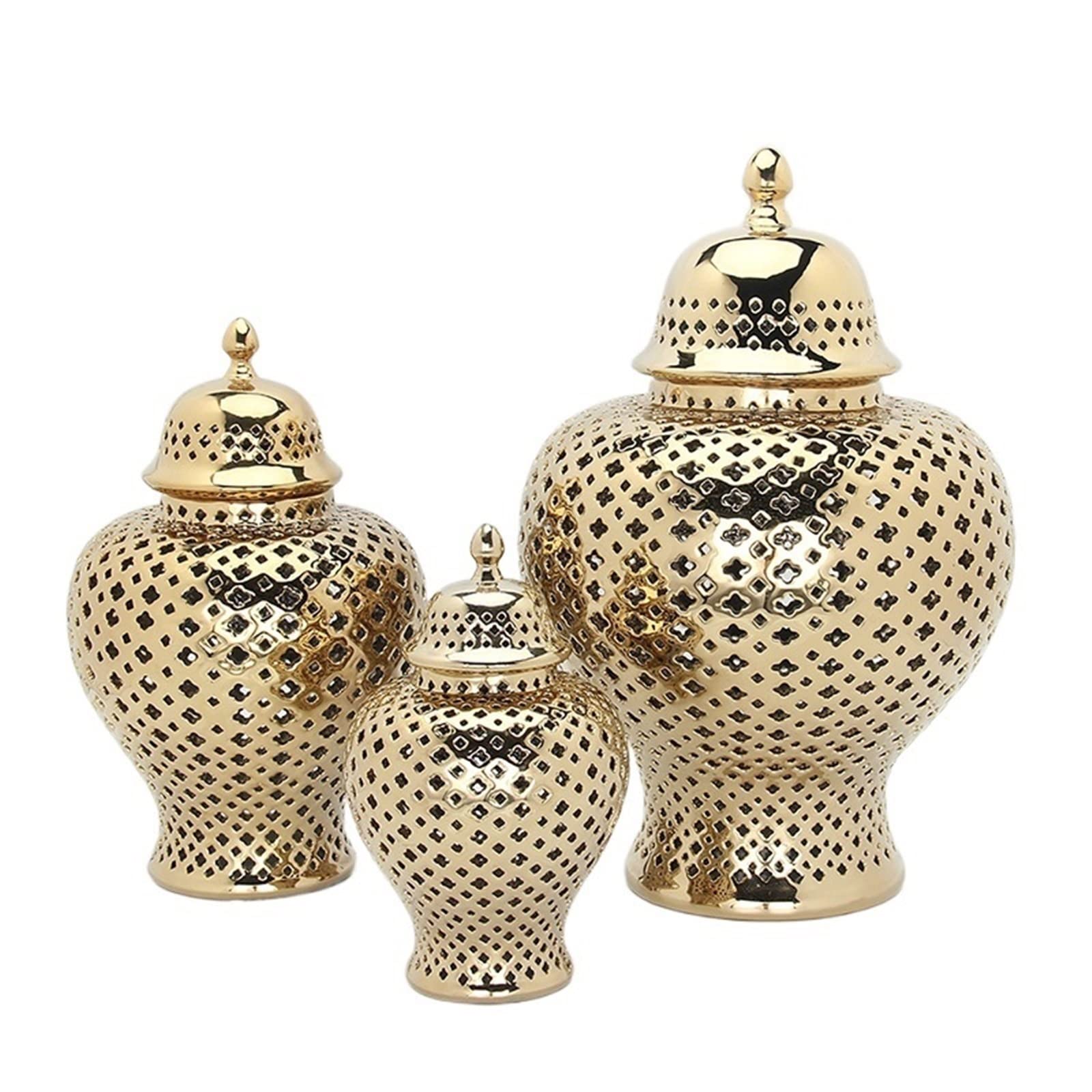 Pot de gingembre en céramique tressée pour une décoration de table chic