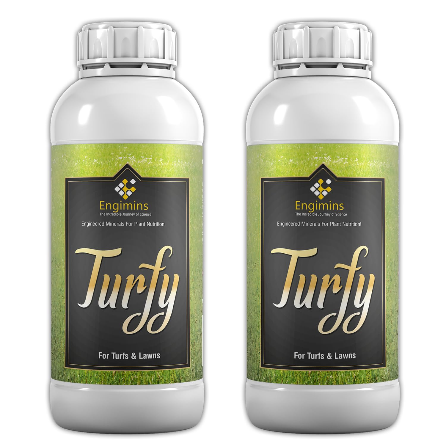 Aryabio Engimins Turfy Eco-friendly Fertilizer for Lawns, Turfs | Makes it Green,Fresh,Lustrous | Safe for pets,kids | Maintains Nutrition(Liquid),100+100ml
