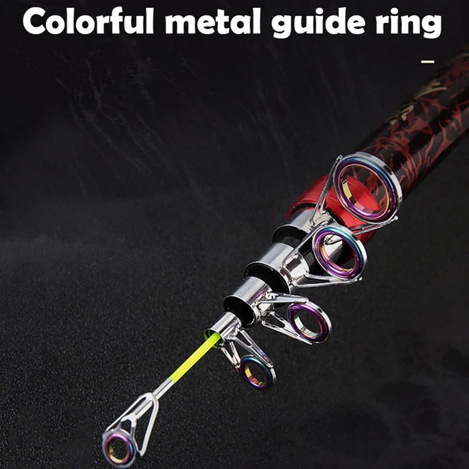 釣り竿 旅行釣り竿2。1m~3.6メートル携帯用伸縮式釣り竿高性能海釣り竿釣り道具 ペン釣り竿 (Color : Blue, Len