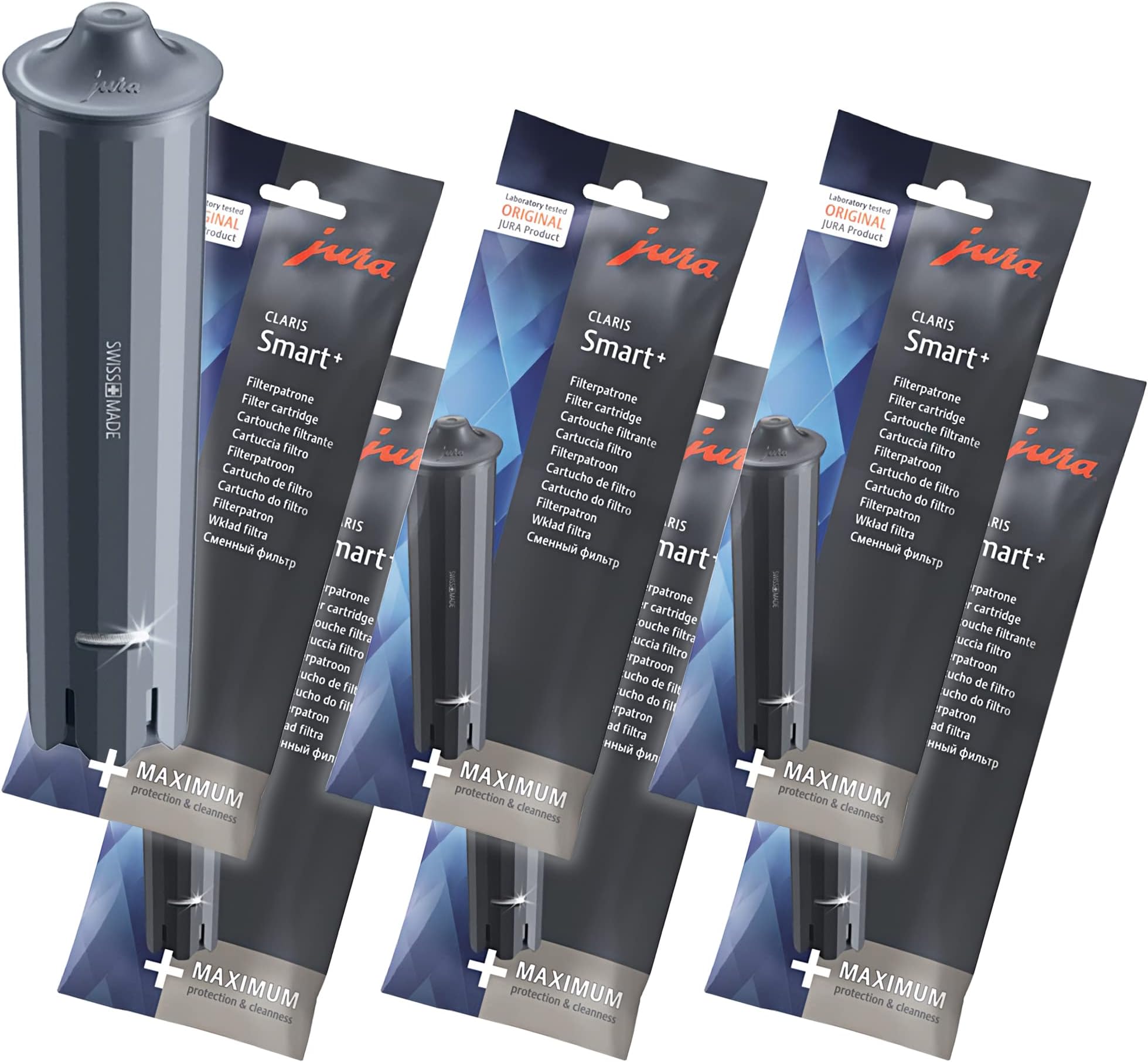 Jura 24232 Filter Cartridge Claris Smart+ Water Filters Pack of 6 Tools & Home