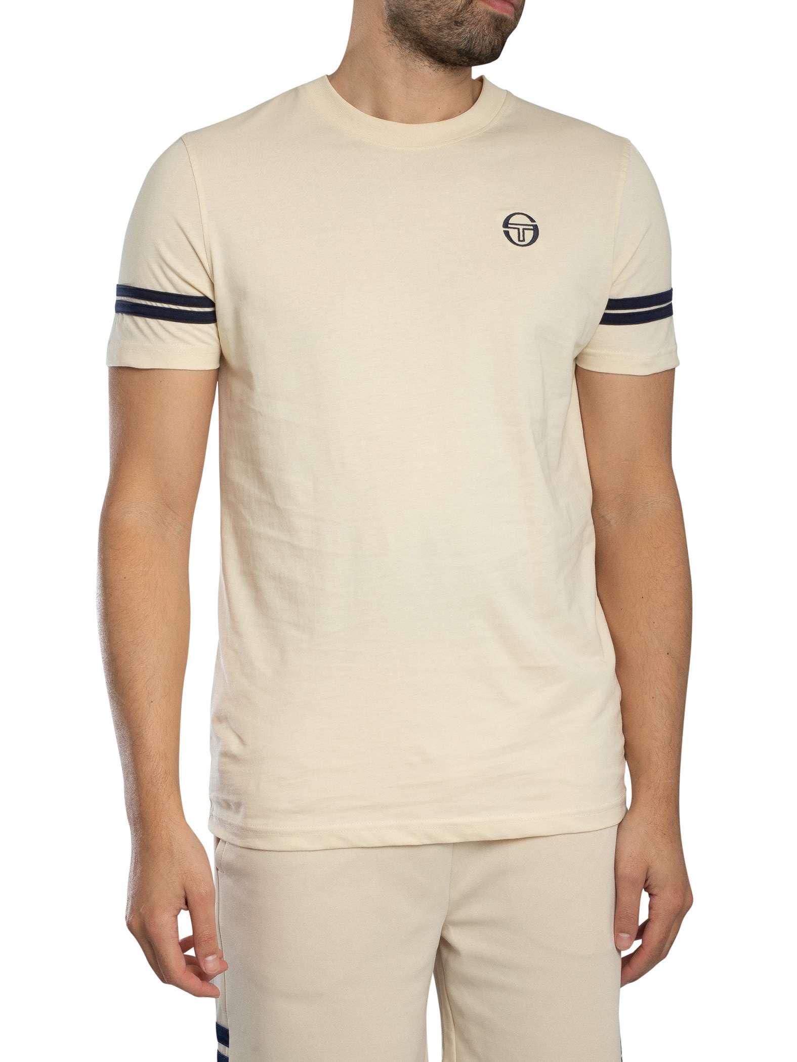 Sergio Tacchini Grello T-Shirt Sandshell/Maritime Blue
