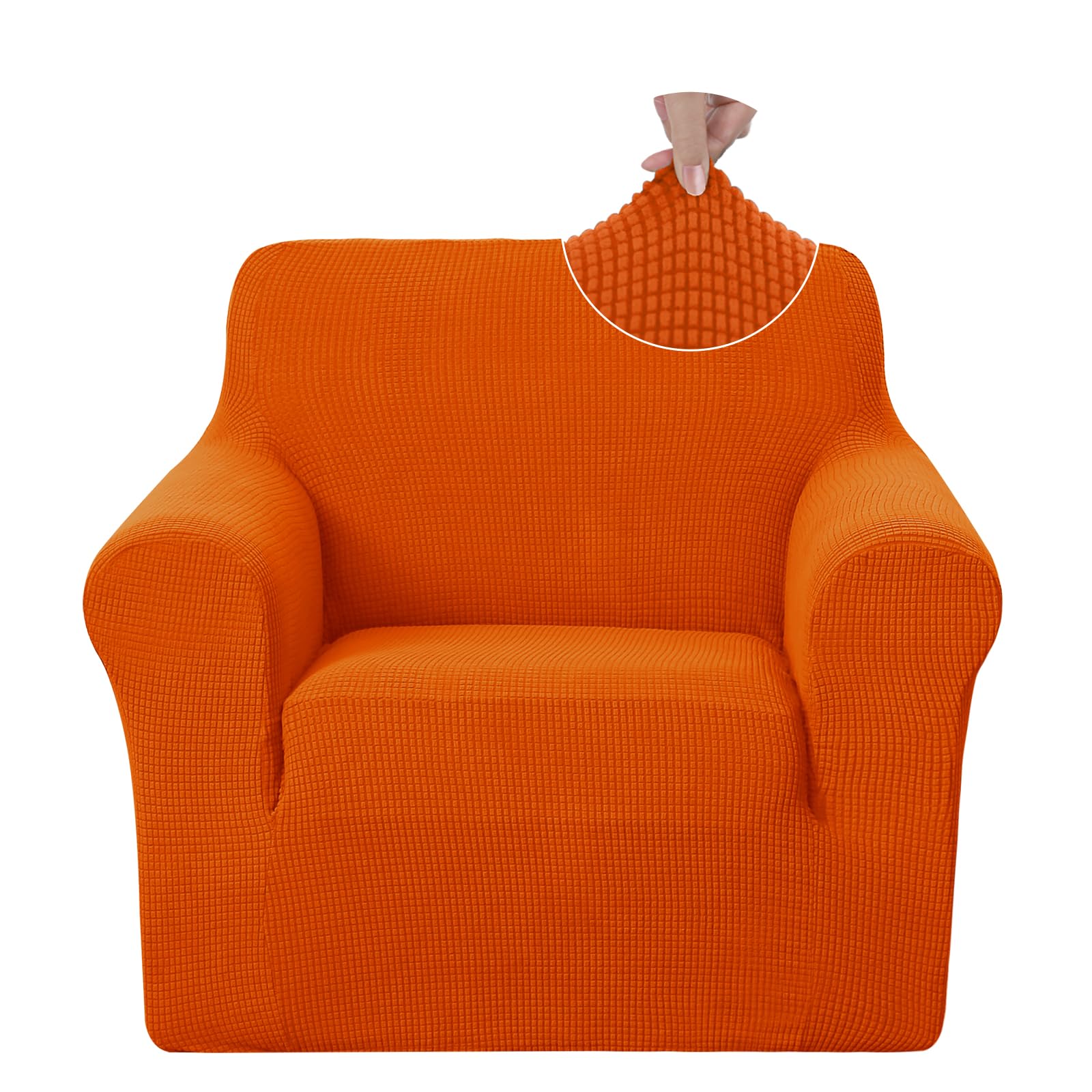 Fundas elásticas para sillas reclinables ajustables protector de sofá naranja