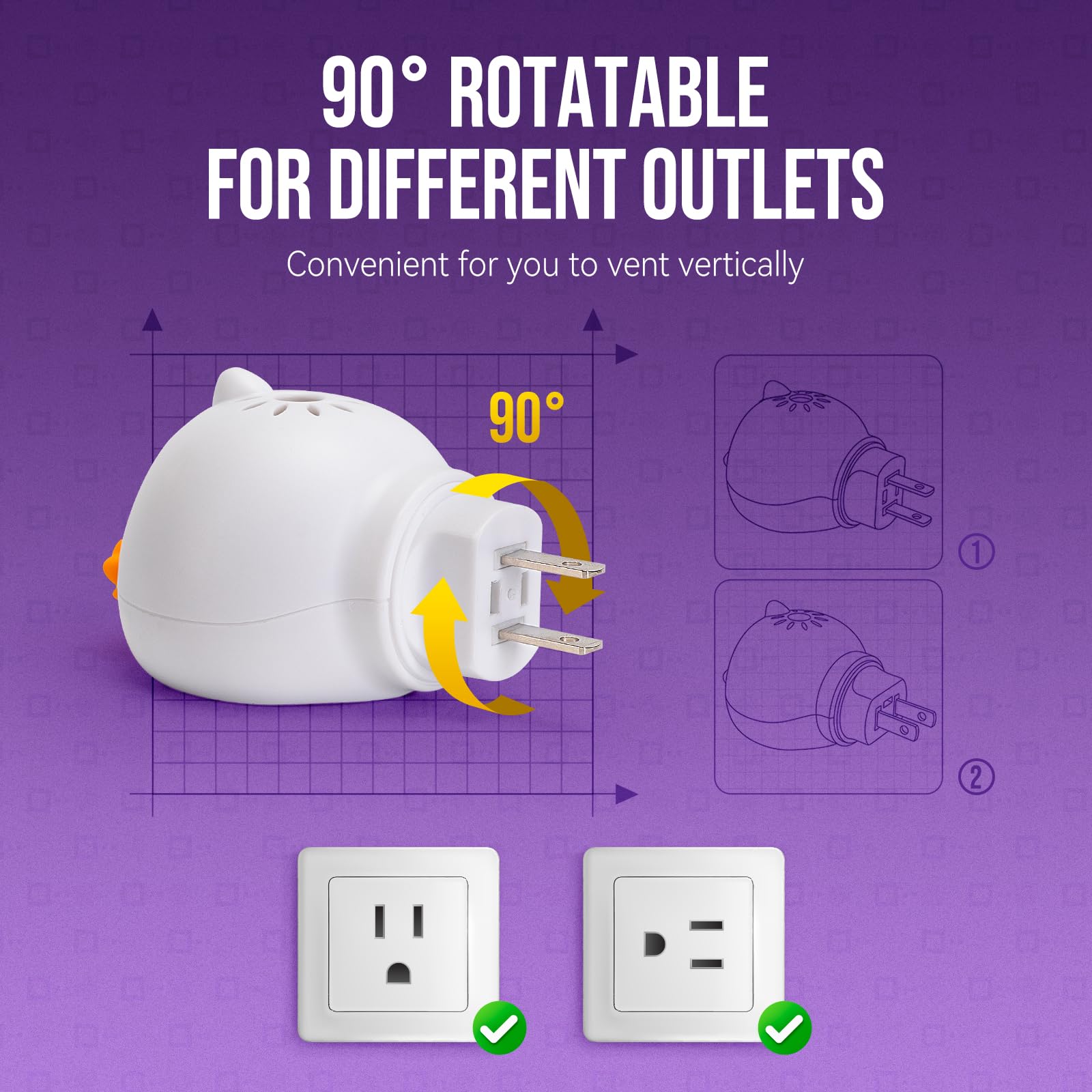 Cat Calming Pheromone Diffuser Kit for Cat/Kitten Anxiety Relief Stress Reduction, 48ml x 2 and1 Plug-in Diffuser Reduces Common Signs of Stress and Fear - image 6