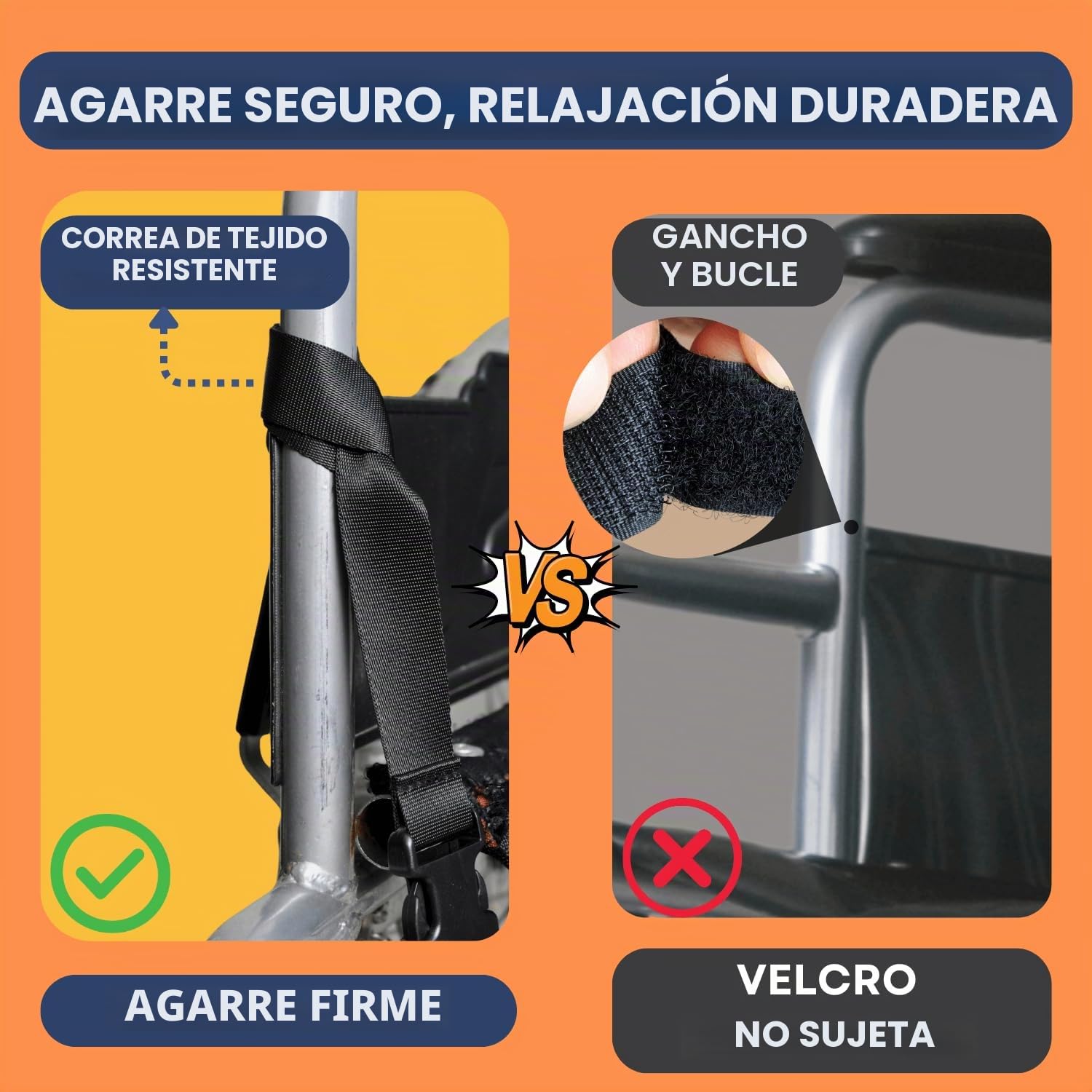 Hamaca reposapiés para silla de ruedas – Cabestrillo colgante para reposapiés ajustable para silla de ruedas con tabla de apoyo y correas para pies