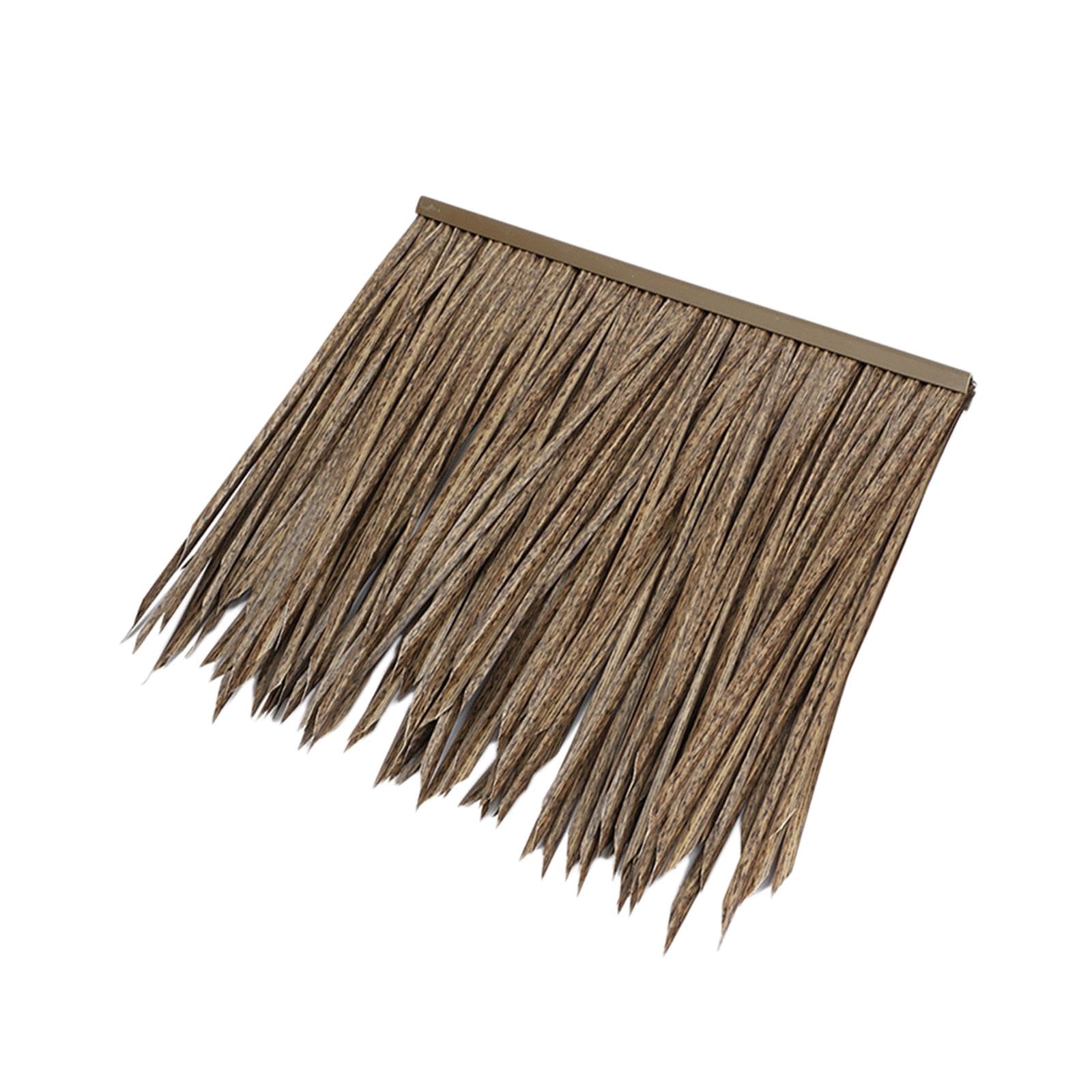 CLUB BOLLYWOOD® Straw Roof Thatch Multifunction 50x50 Panel Palm Thatch Roll for Hut Outdoor E|Gardening Supplies |Landscaping & Garden Materials |Synthetic Grass | 1 Roll Artificial Palm Thatch-image-1