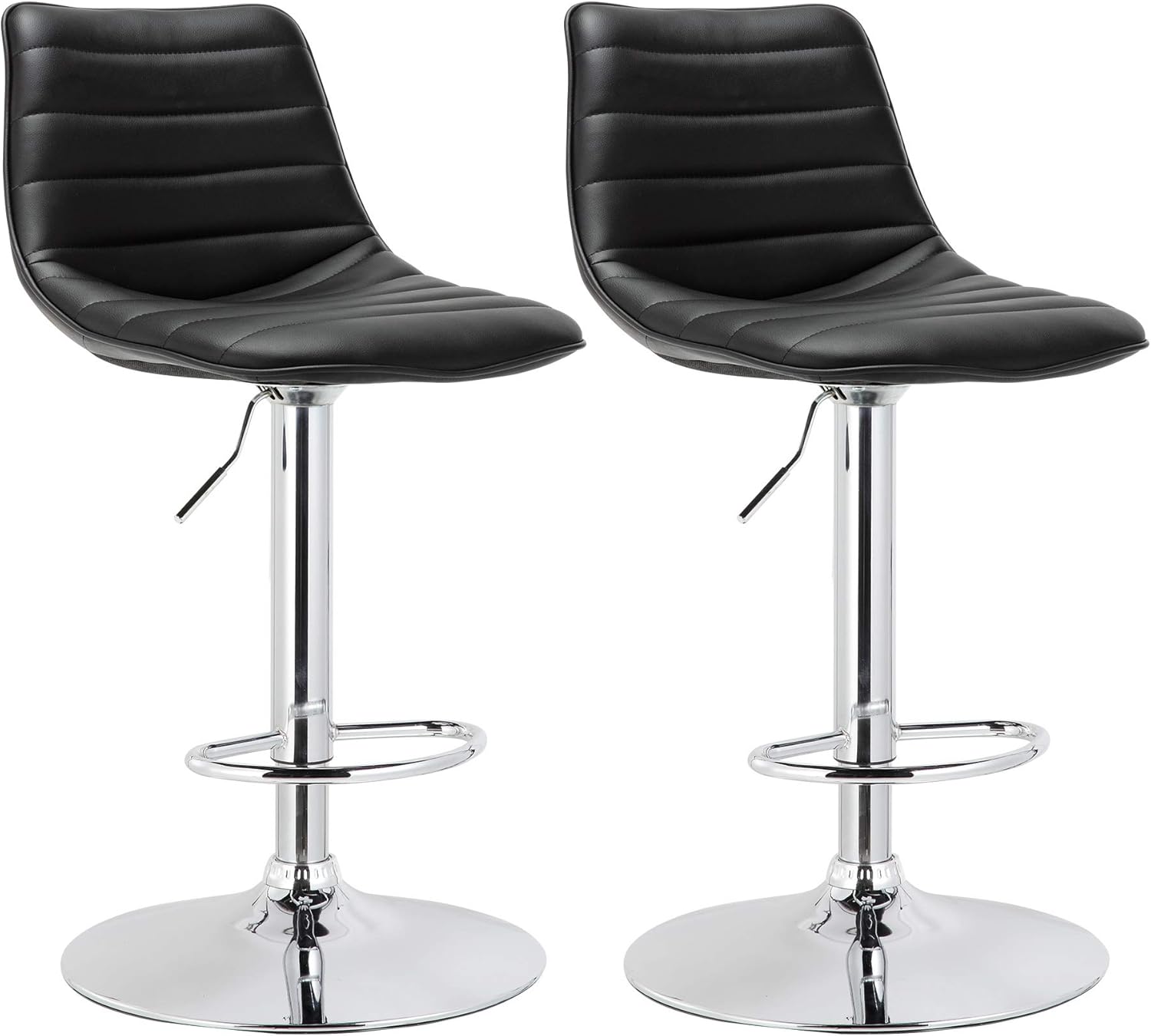 Buy Nobpeint Modern Pu Leather Adjustable Swivel Bar Stool
