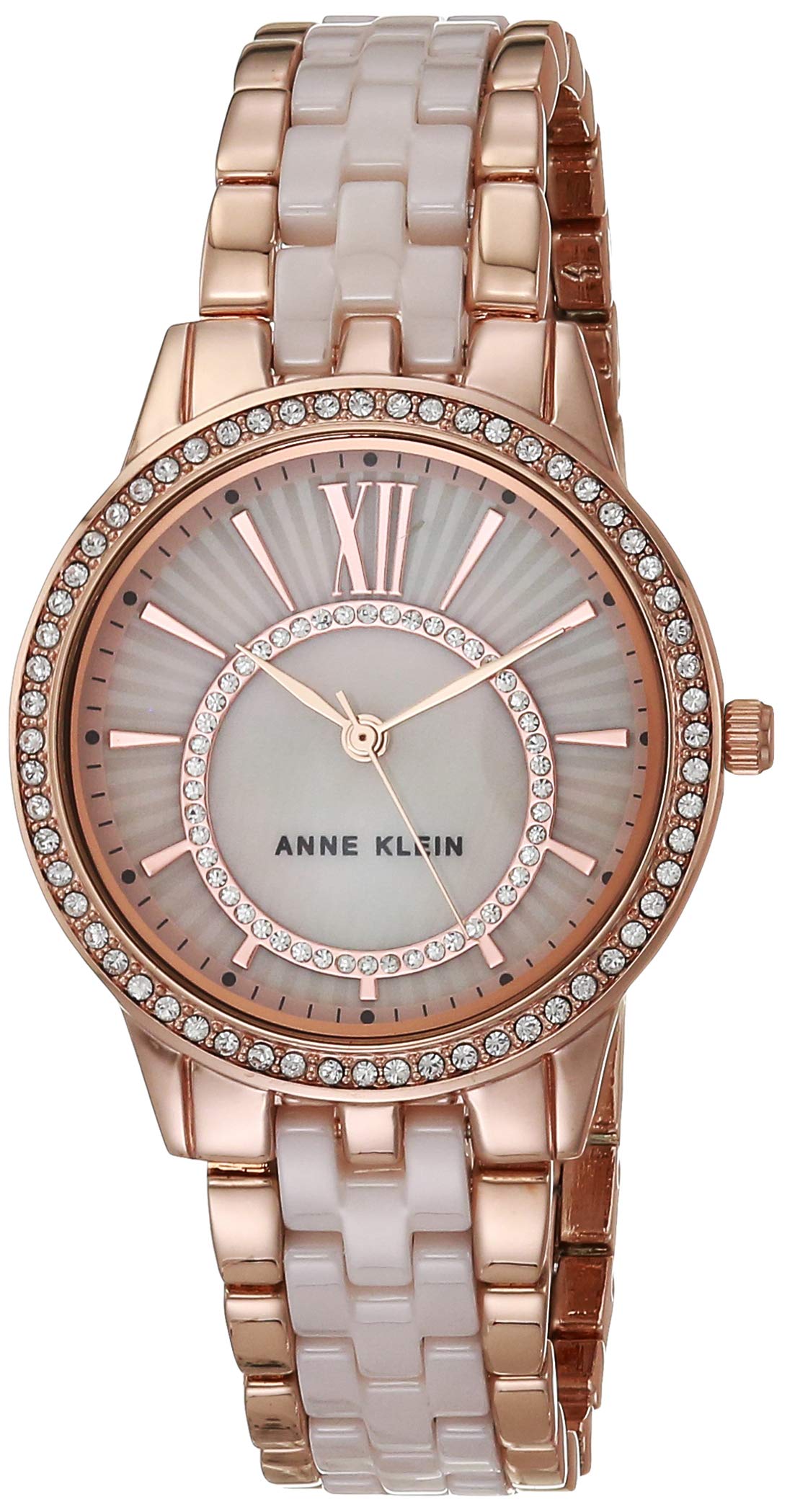 Anne Klein Womens Swarovski Crystal Accented Ceramic Bracelet Watch, AK/3672 (B086S59H2W) Amazon Price History, Amazon Price Tracker