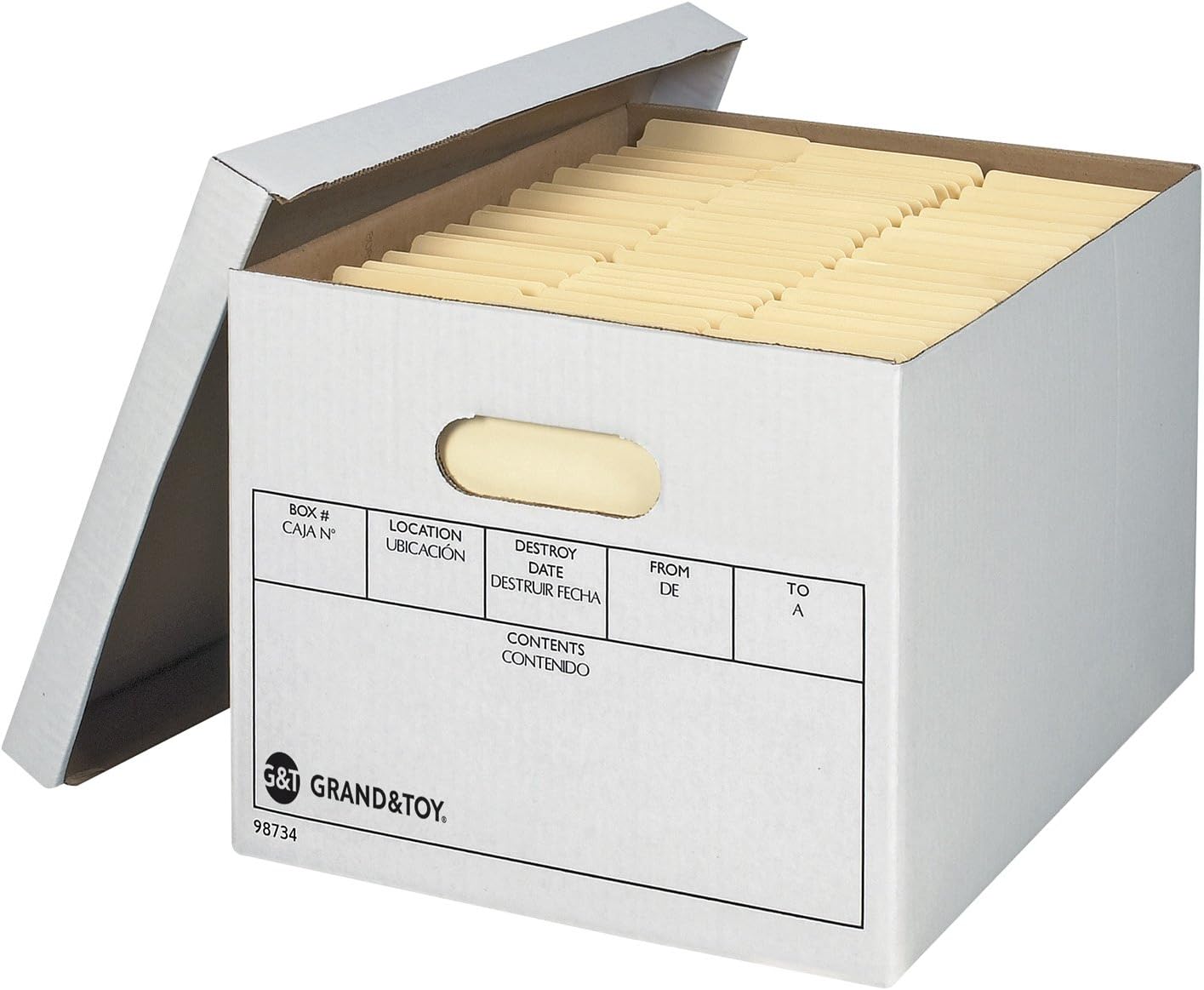 Grand & Toy MediumDuty Storage Boxes Amazon.ca Office Products