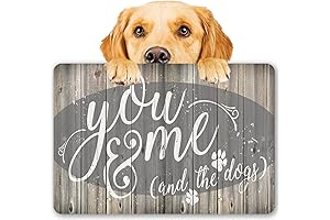 You Me and the Dogs Funny Metal Sign