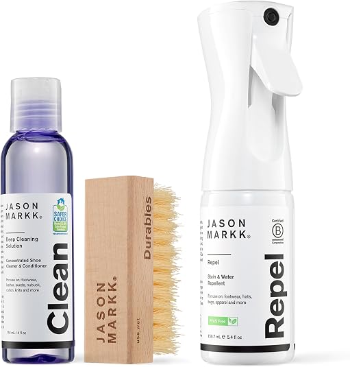 Jason Amazon Amazon.com: Jason Markk Essential Kit & Repel Spray, Shoe Cleaner, 3 ...