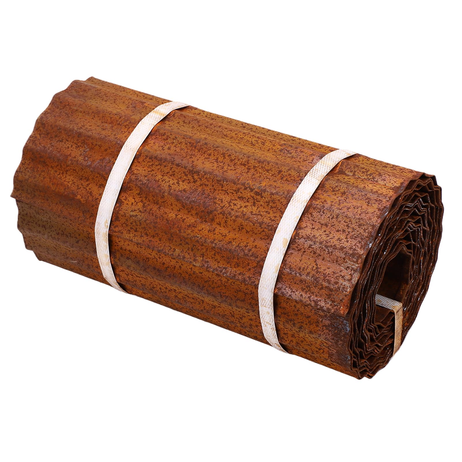 Hyuduo Bordure de Jardin Ondulée Couleur Rouille, Liseron Métallique