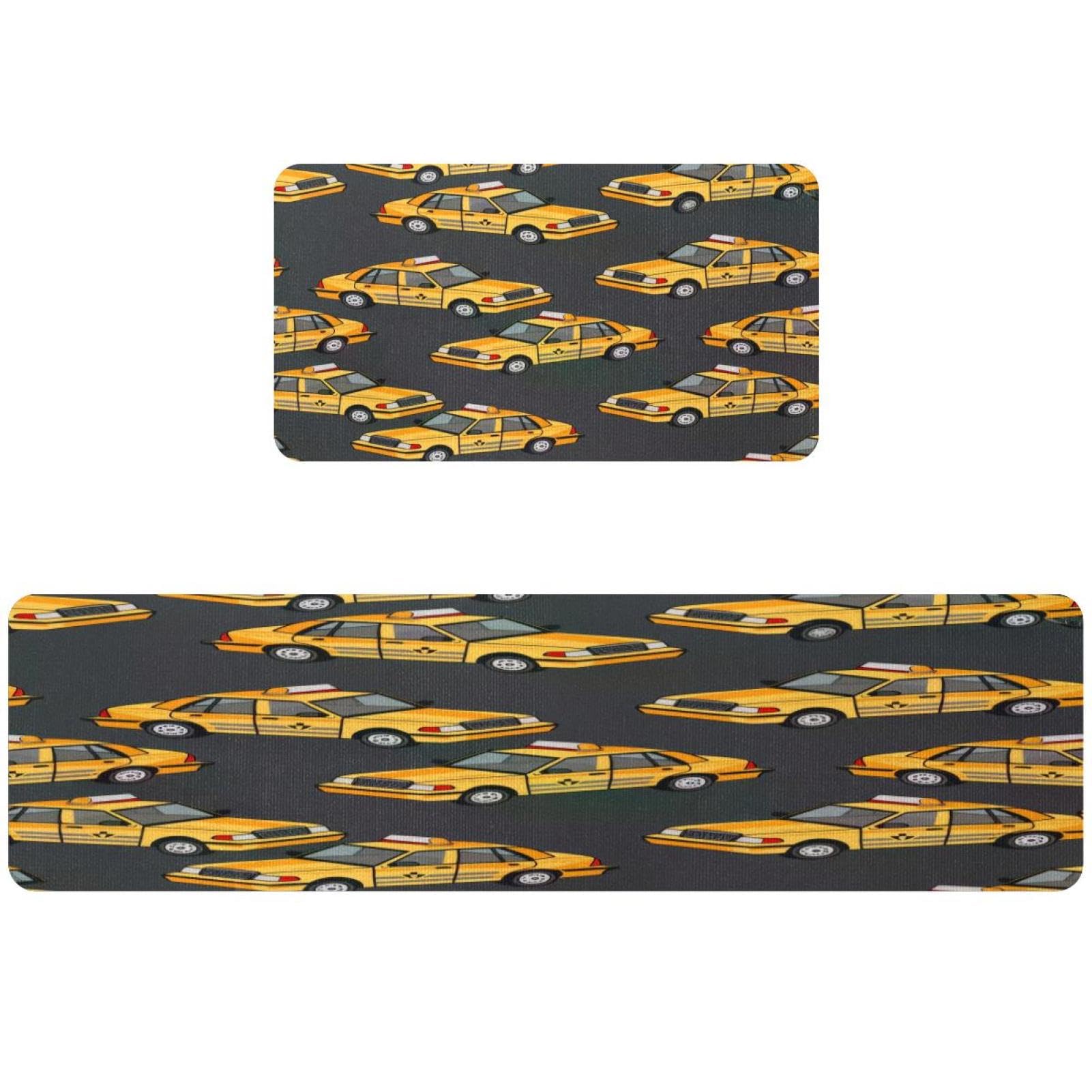Tapete de cocina de 2 piezas VAPOKF, alfombra pasillera antideslizante y lavable para el hogar