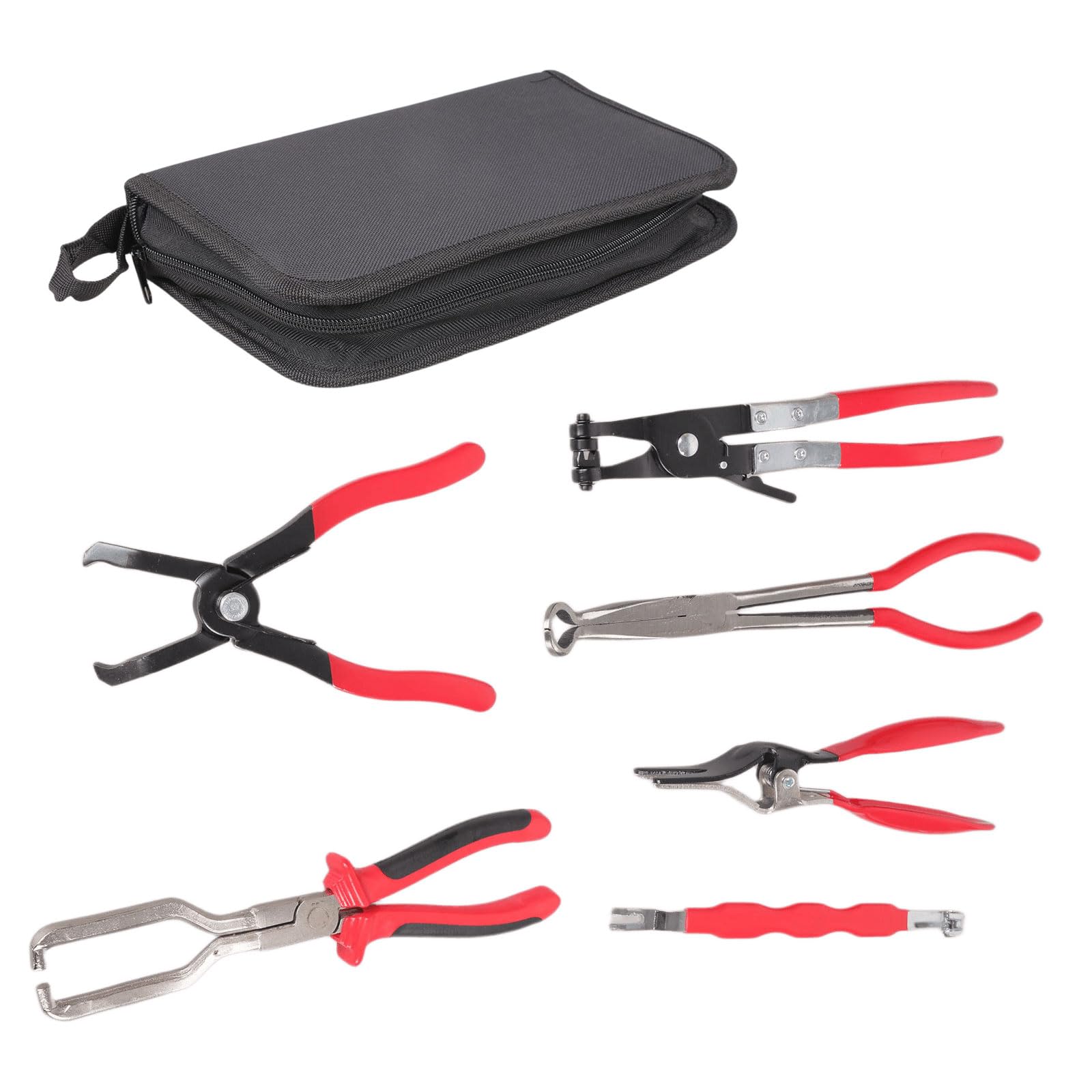 Zbiianxer Automotive Mechanics Tool Electrical Connector Pliers Fuels Line Plier, Hose Remover Flat Hose Clamp For Various Repair Auto Technician Gear