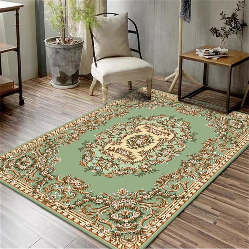 Tapis de chambre garçon 200x300cm vert et doux pour sol