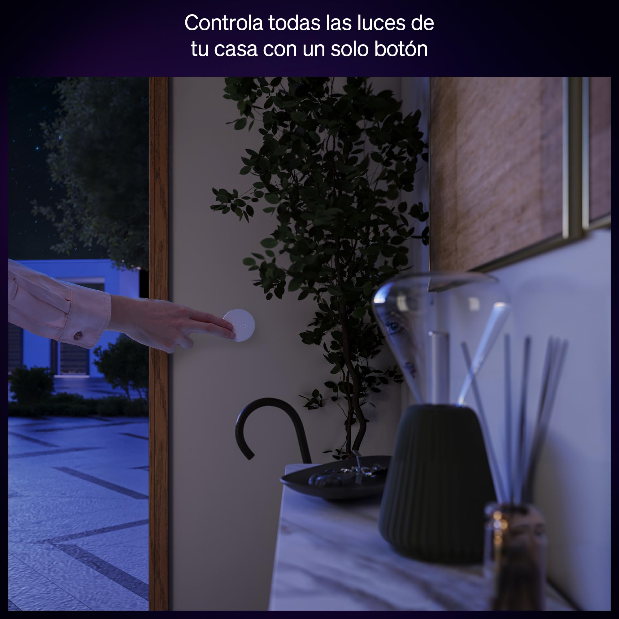 Philips Hue Smart Button interruptor de iluminación inteligente, control inalámbrico de las luces del hogar, salón, dormitorio, nueva generación
