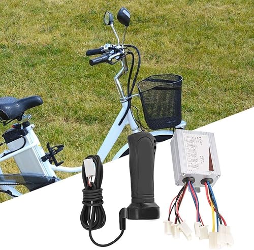 Miniatura 4 de Maxmartt Controlador de velocidad cepillado de motor de 500 W y agarre del acelerador para bicicleta eléctrica Scooter Triciclo 24V