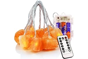 Himalayan Salt String Lights: Tranquil Zen Garden Ambiance for the Soul